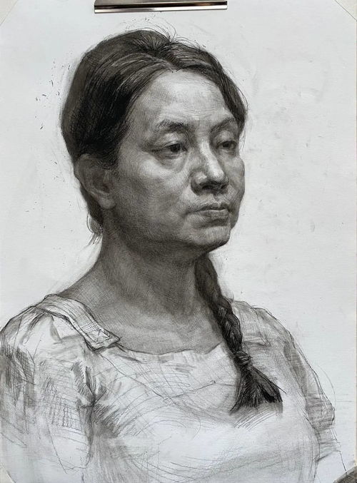 清美雕塑系零字班 素描作品 素描是一切造型艺术的根本